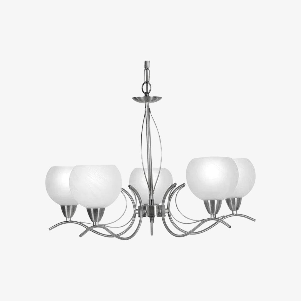 Armicora Multiple Lights Antique Chandelier - Elegant Metal Finish for Dining Rooms or Living Areas K1908
