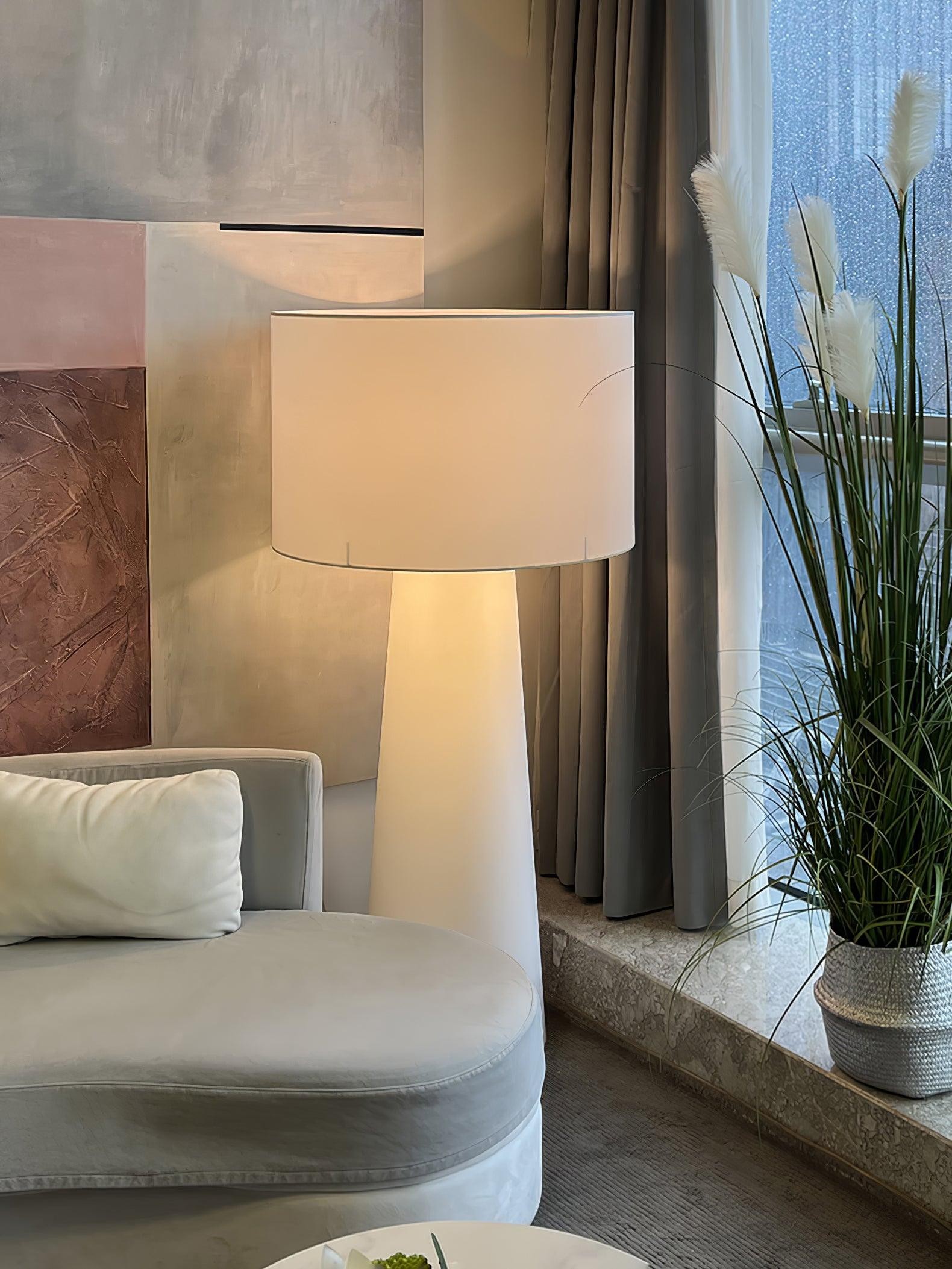 Column Fabric Floor Lamp Suitable For Living Room K328