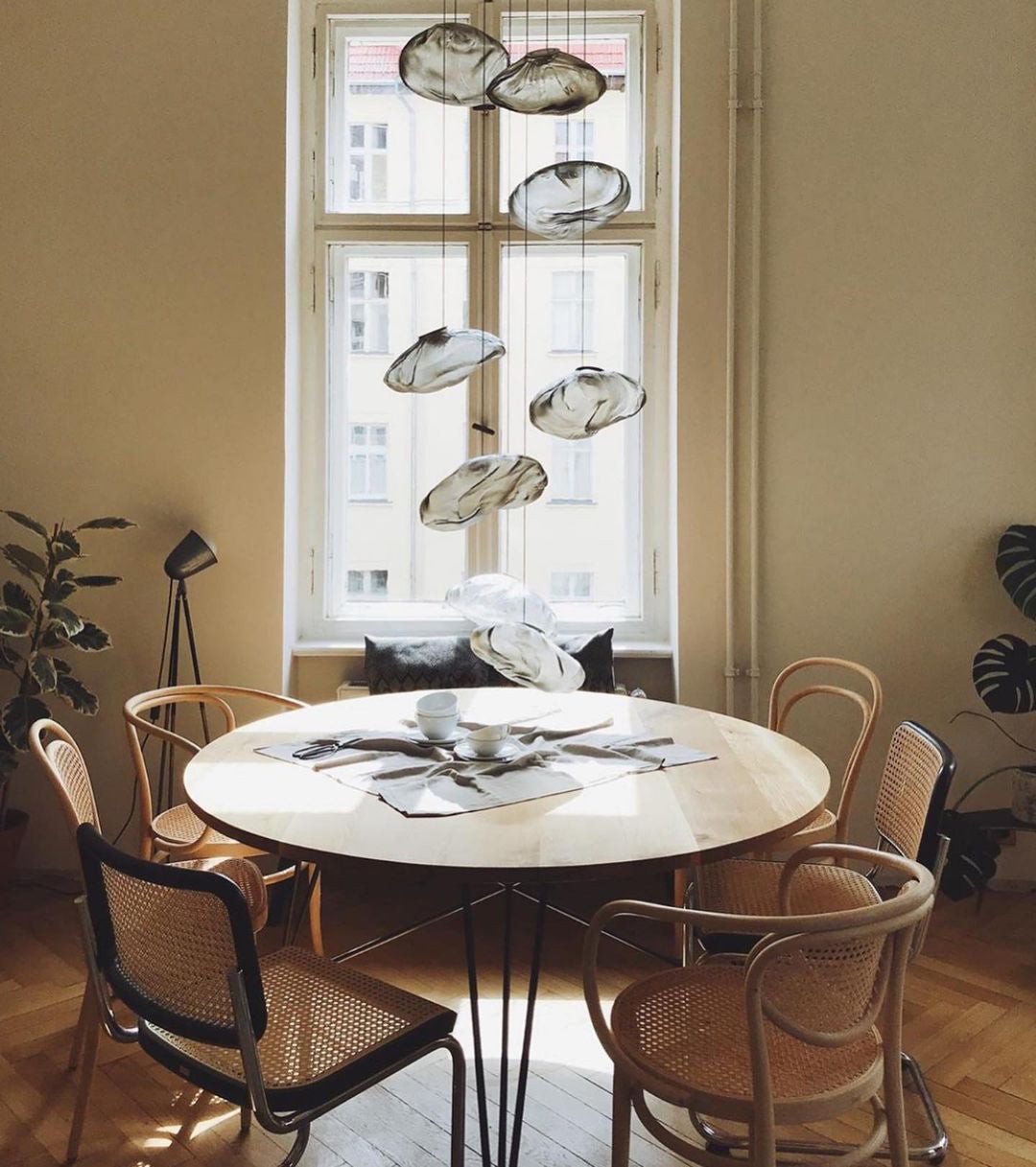 Multi-Head Irregular Glass Bubble Chandelier K216