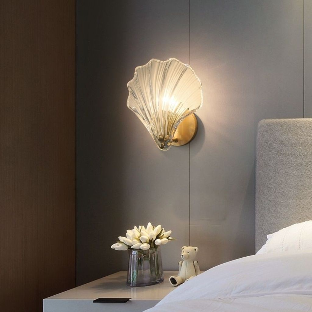 Vintage Rustic Shell Indoor Wall Light