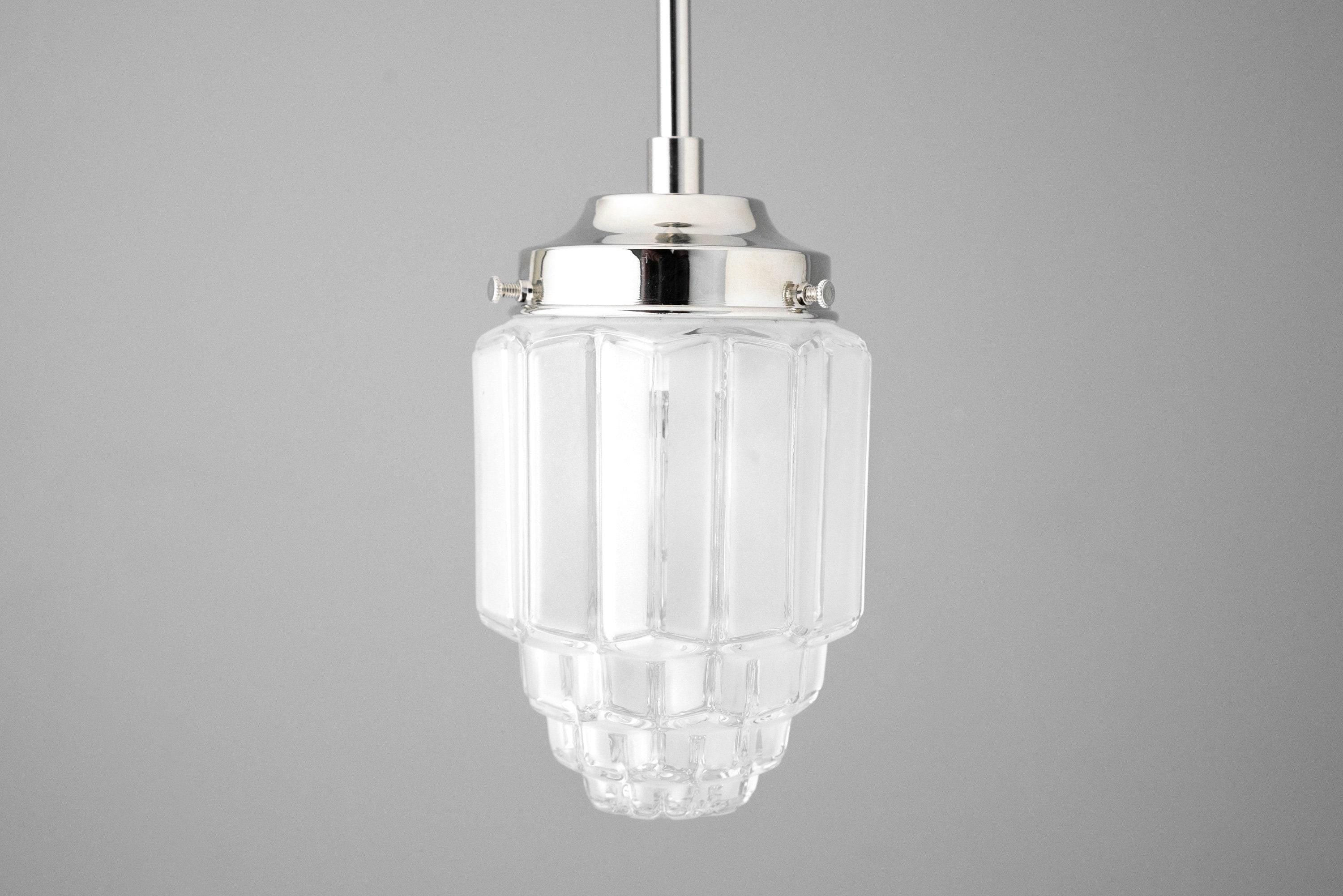 Tierlux Glass Pendant Light - Art Deco Globe Design K1525