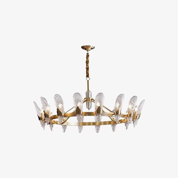 Modern Cystal Chandelier/Brass