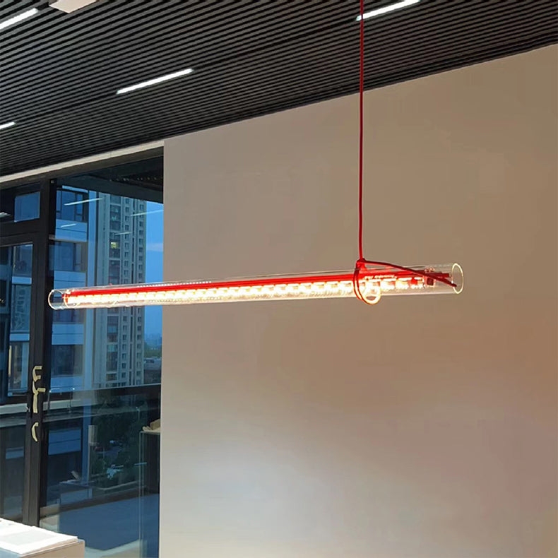 Tubular Linear LED Pendant Lamp D696