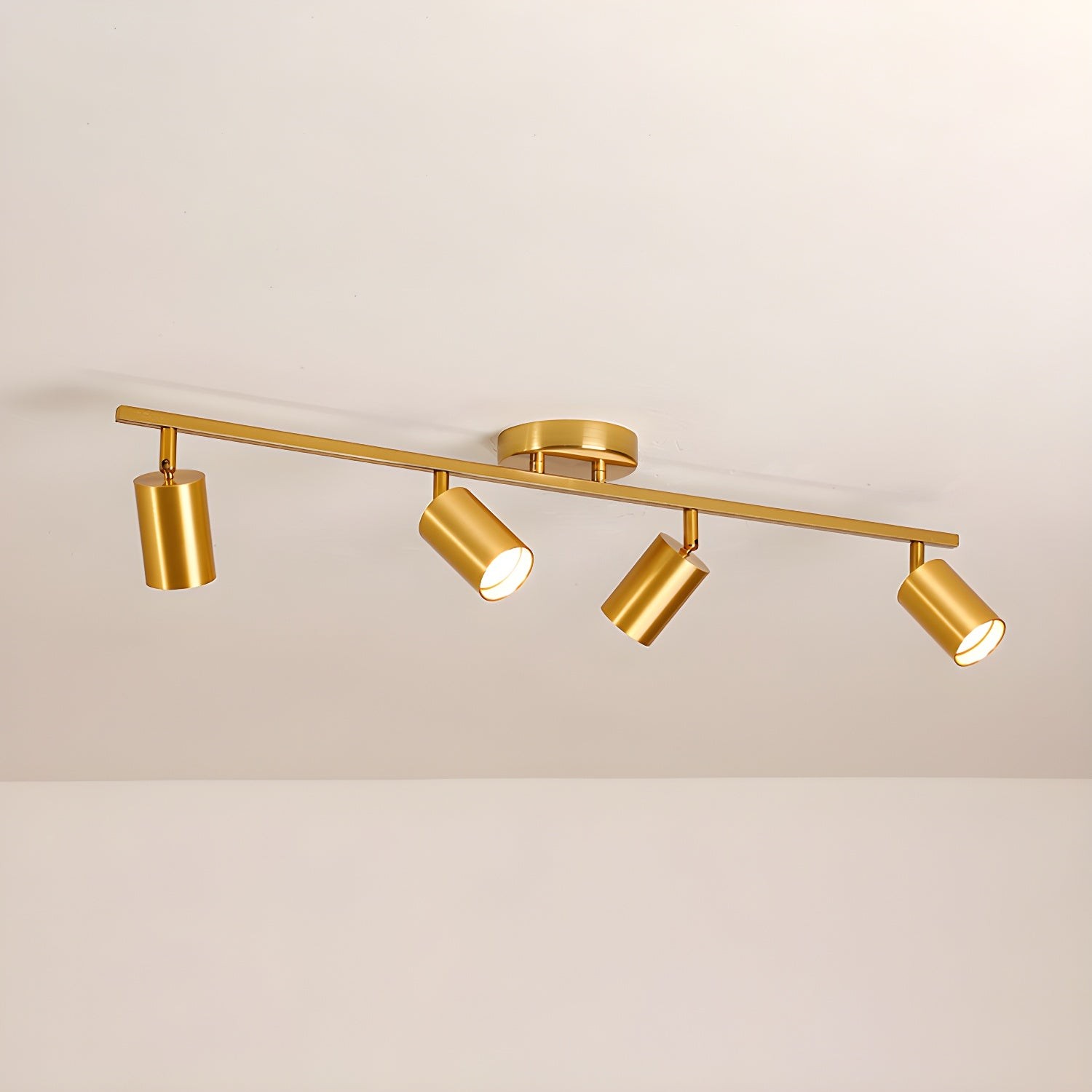 Row Of Multi-Head Metal Ceiling Lights K373