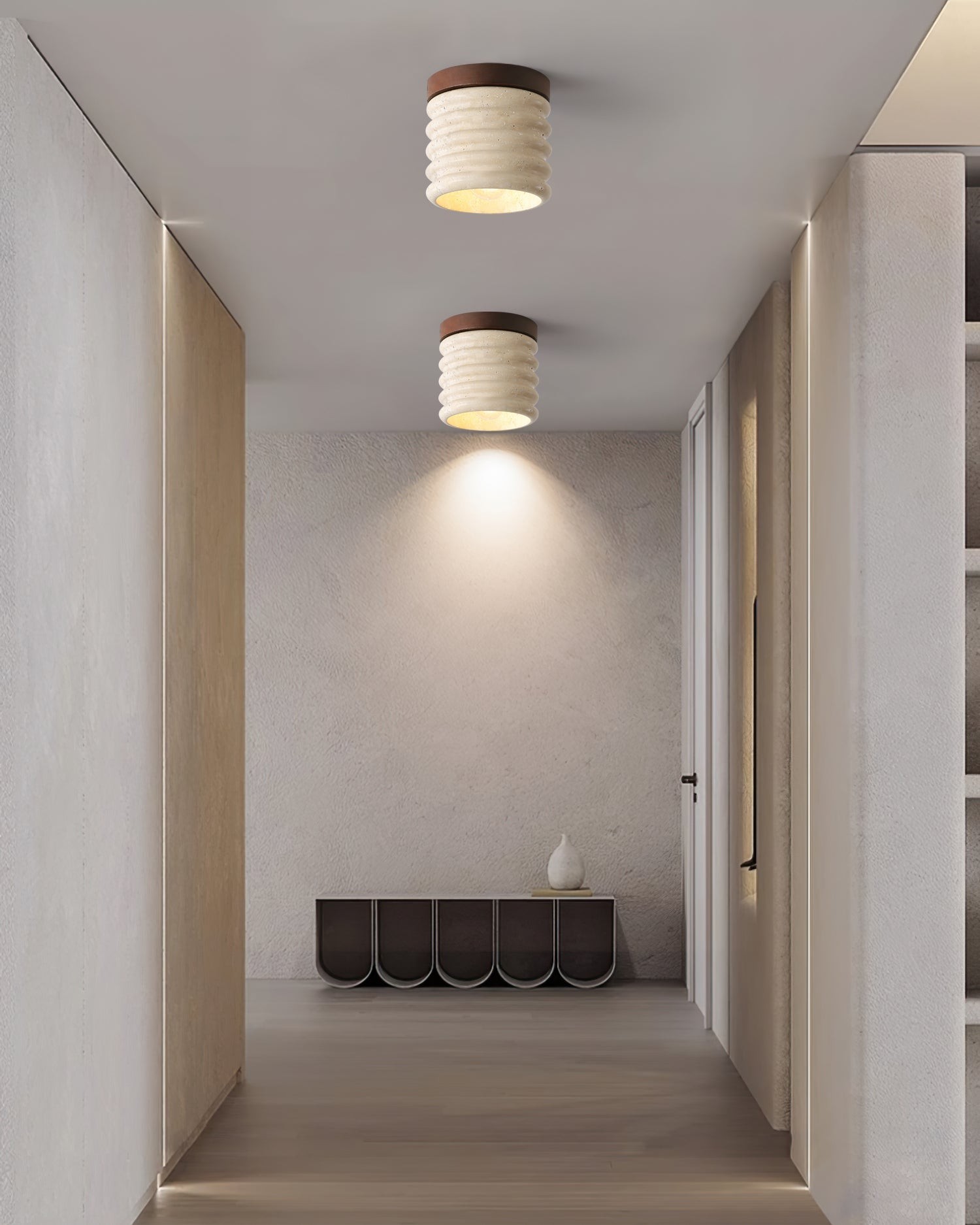 Vaarnii Travertine Ceiling Lamp K1092