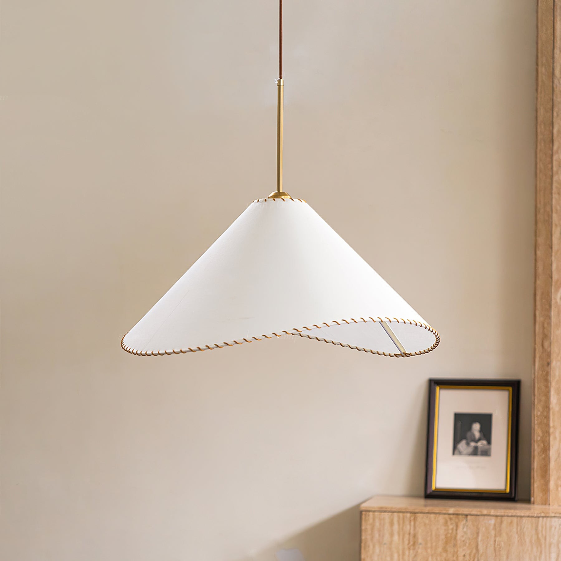 Twisted Shade Fabric Pendant Lamp K733