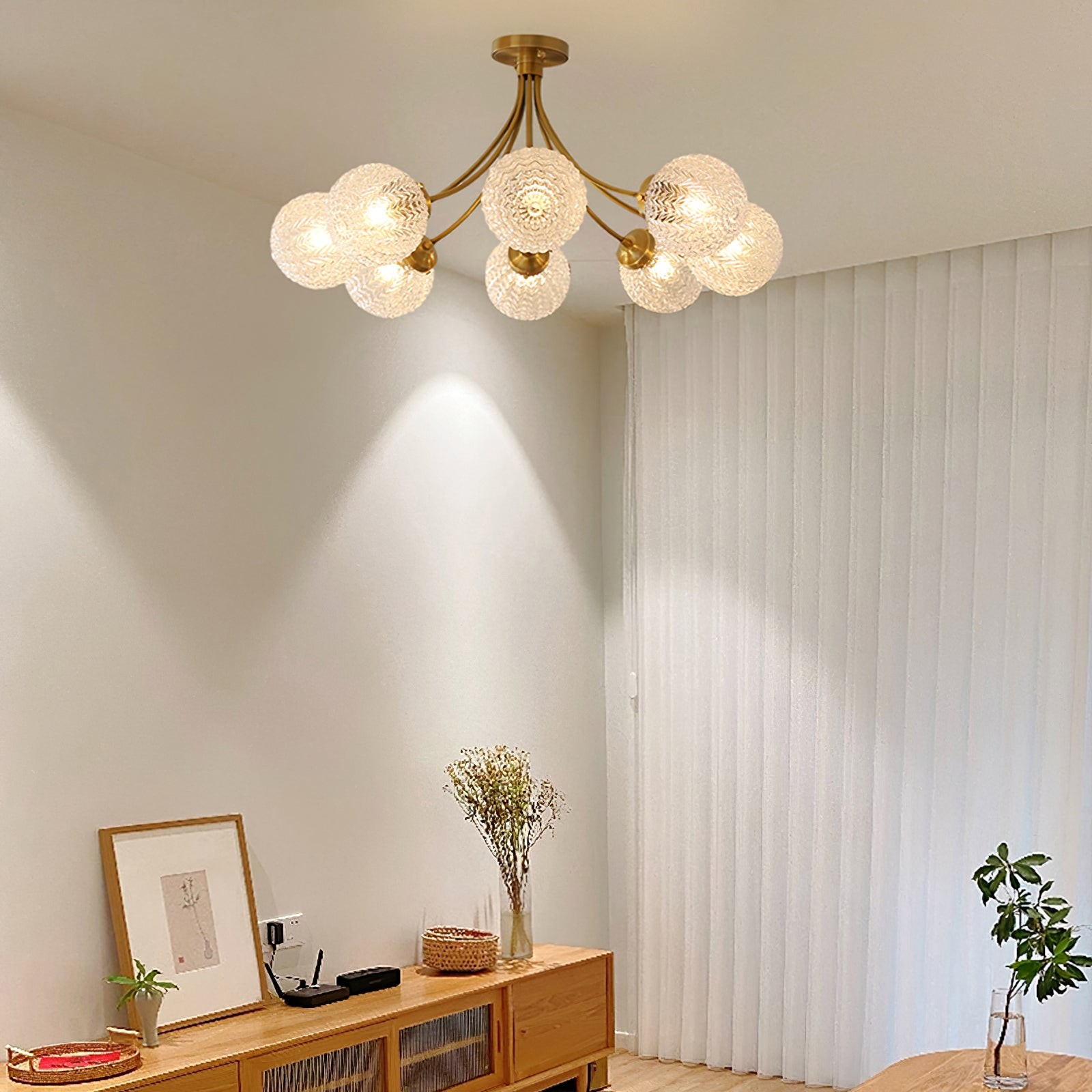 Retro Glass Ceiling Lamp K1074