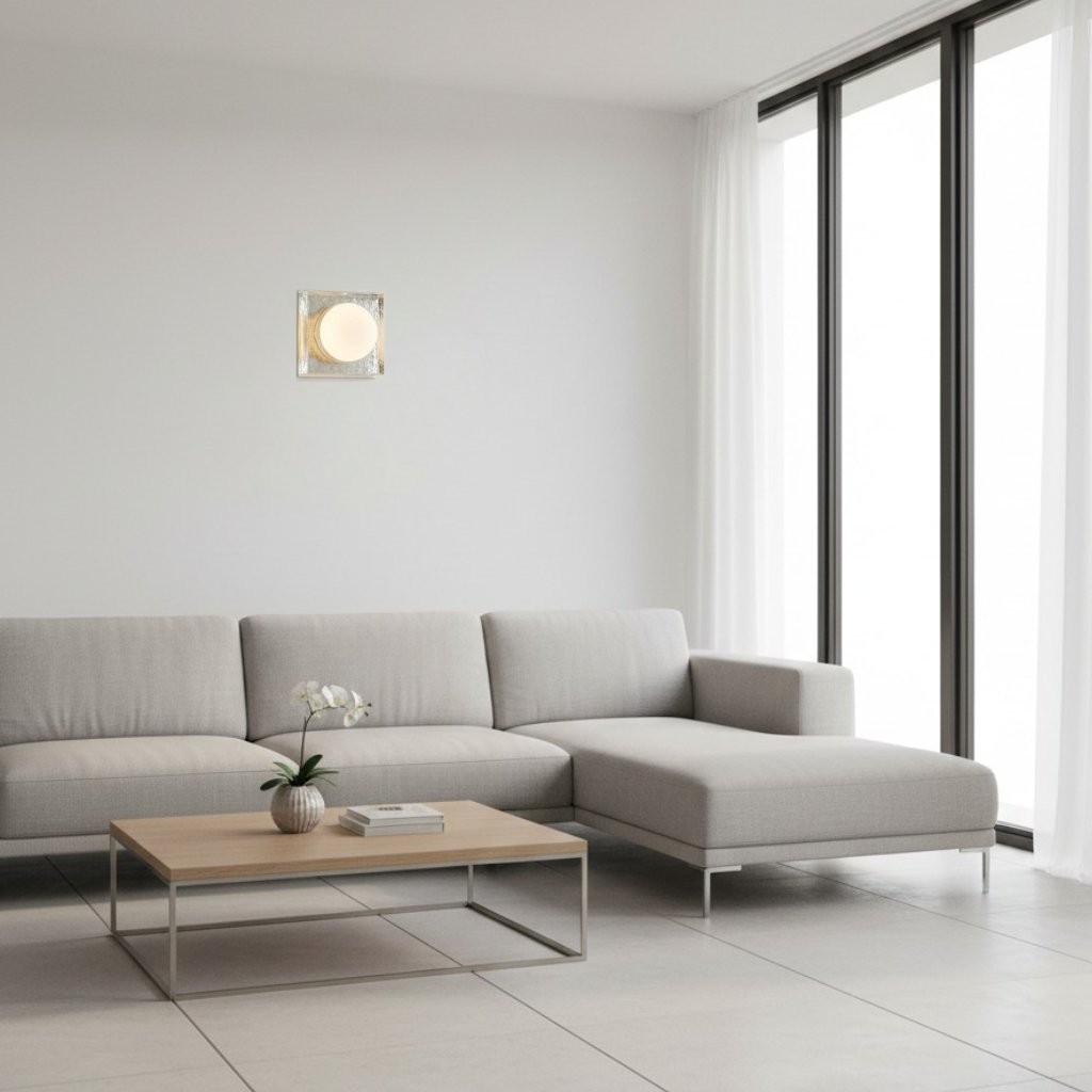 Vellaro Minimalist Round or Square Wall Light - Stylish Lighting for Kitchen and Office K1646