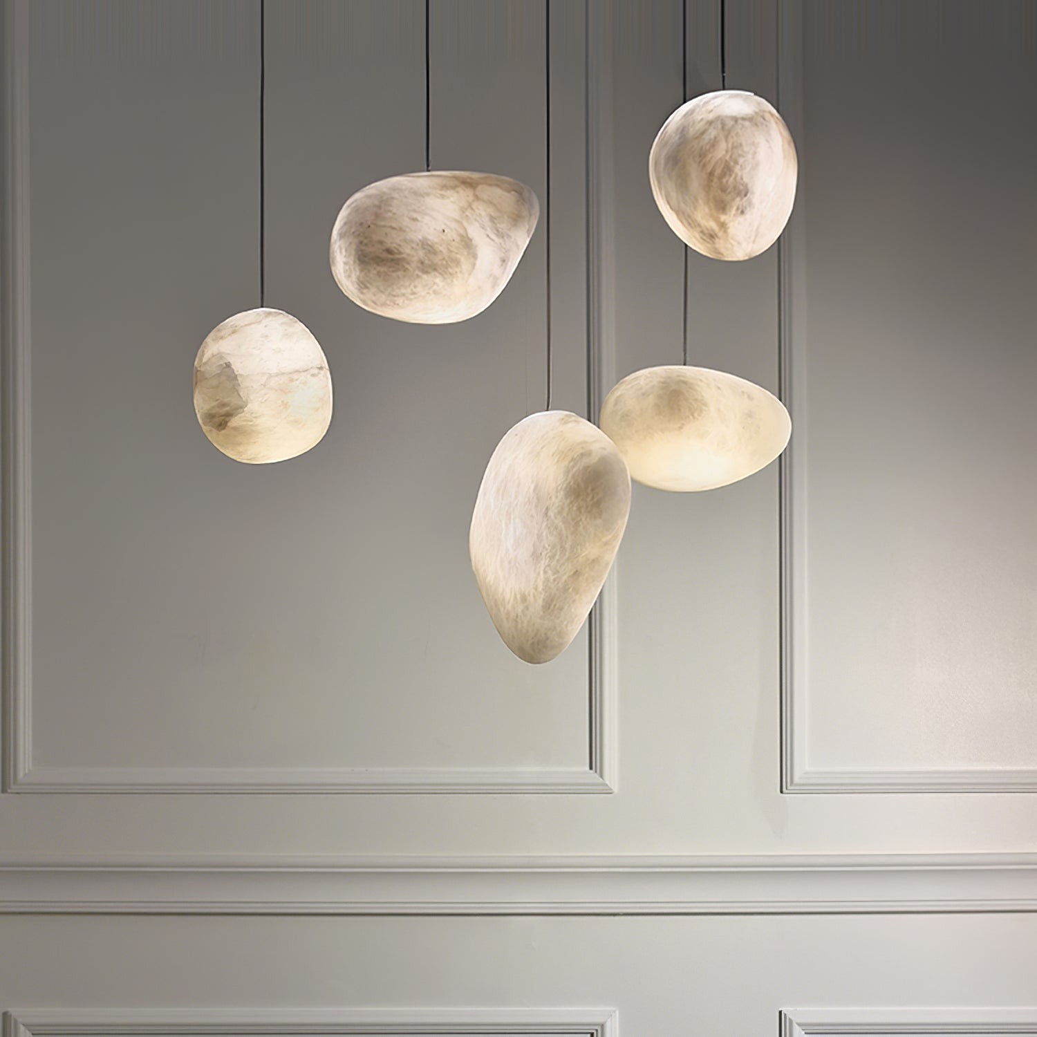 Pebbles Alabaster Pendant Lamp K584