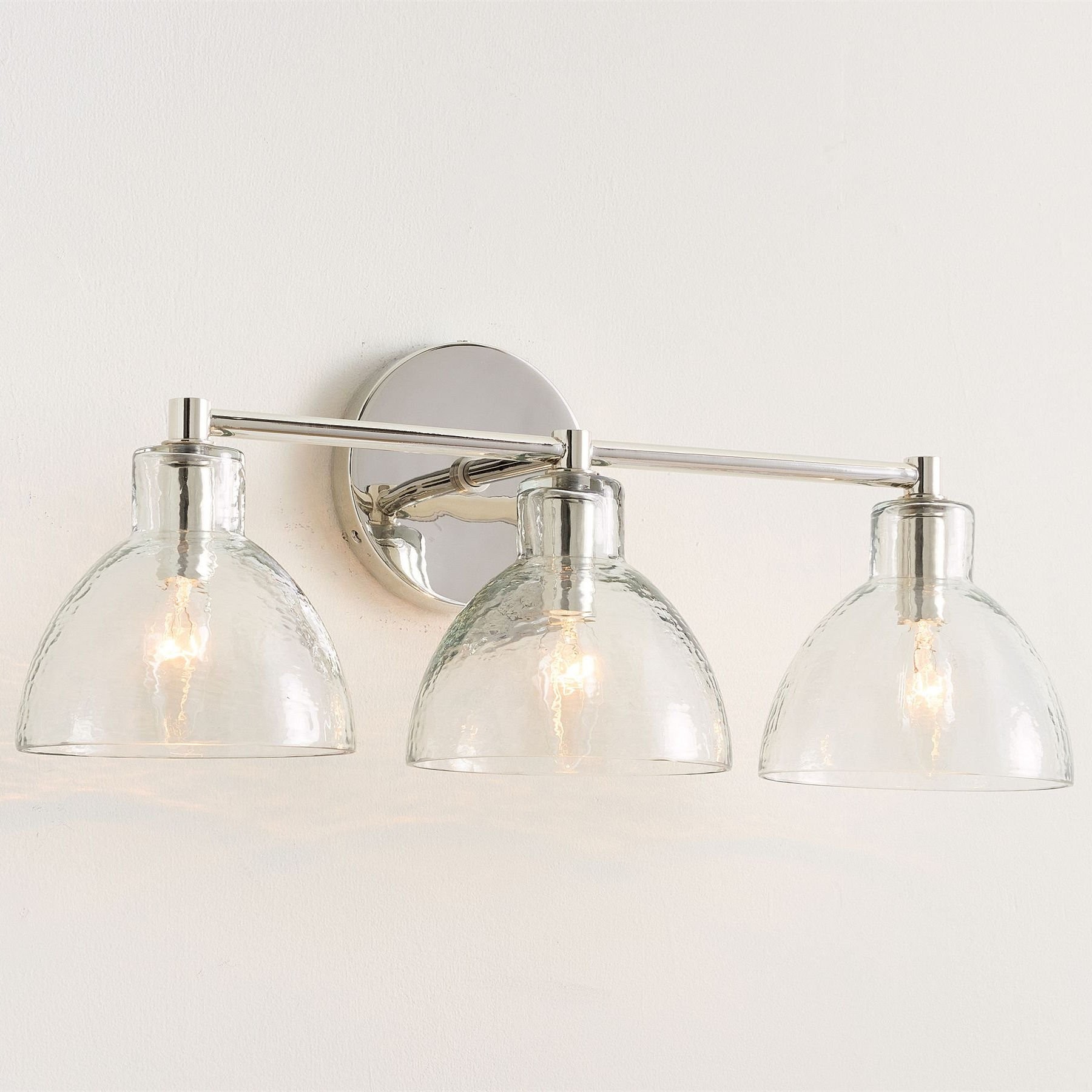 Glavira Recycled Glass Wall Sconce - Modern Brass Wall Lighting K1311