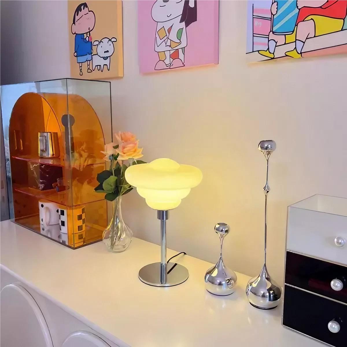 Nordic Minimalist Design Glass Table Lamp K62