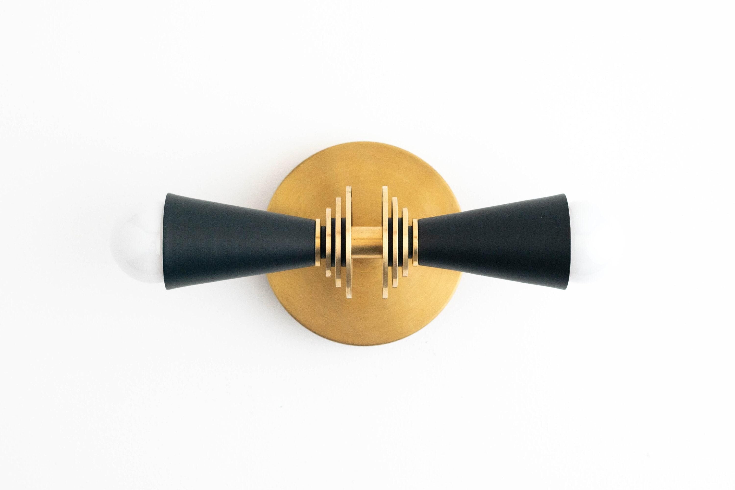 Pyralis Cone Art Deco Wall Light - Multi-Directional Sconce for Vanity or Wall K1485