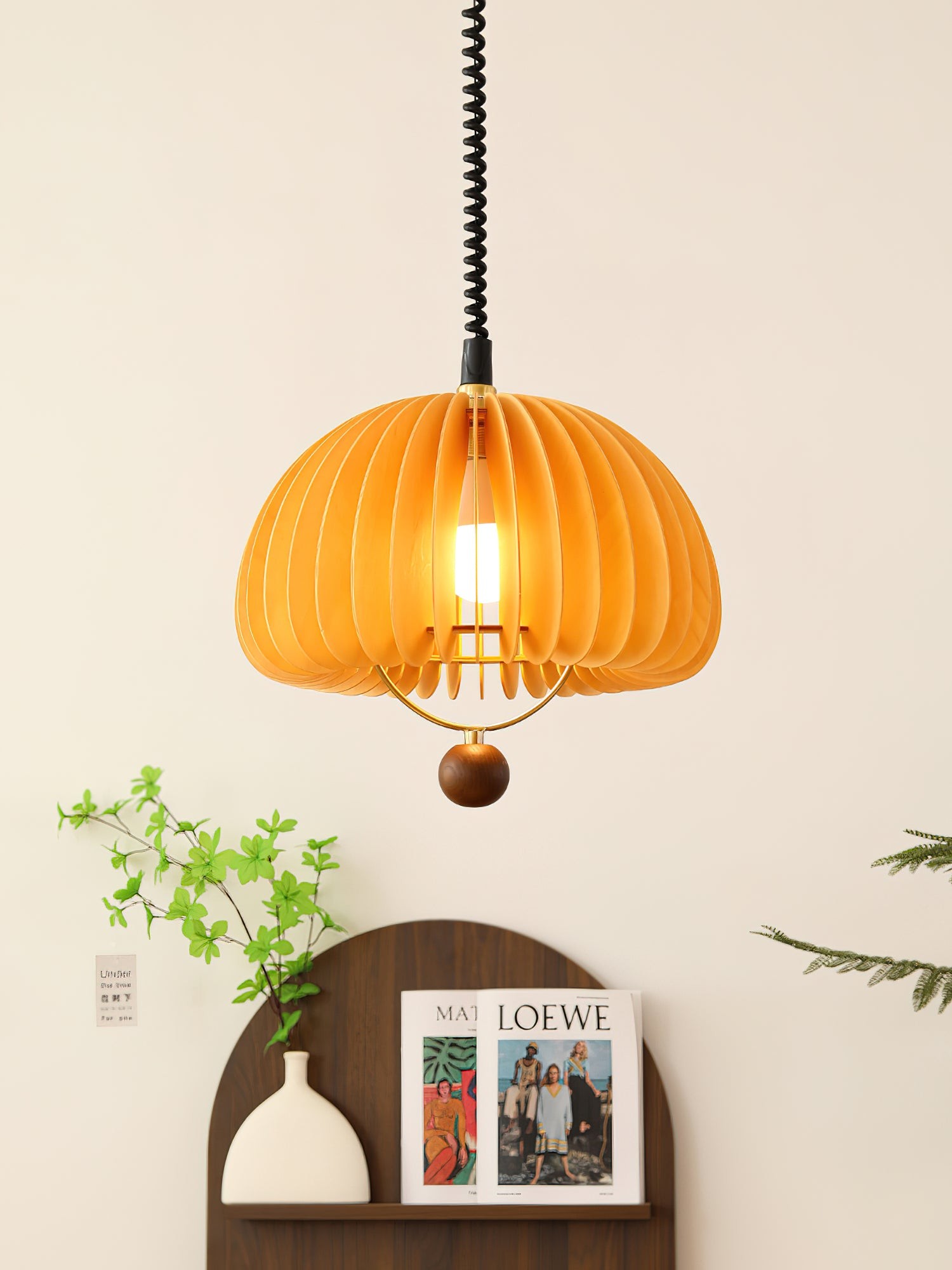 Pumpkin Adjustable Pendant Light K608