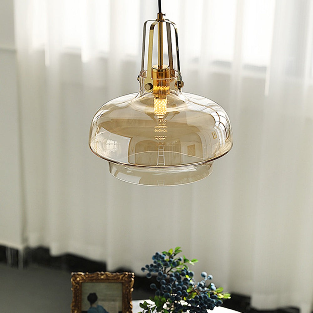 Modern Unique Shaped Fish Tank Glass Pendant Light K1226