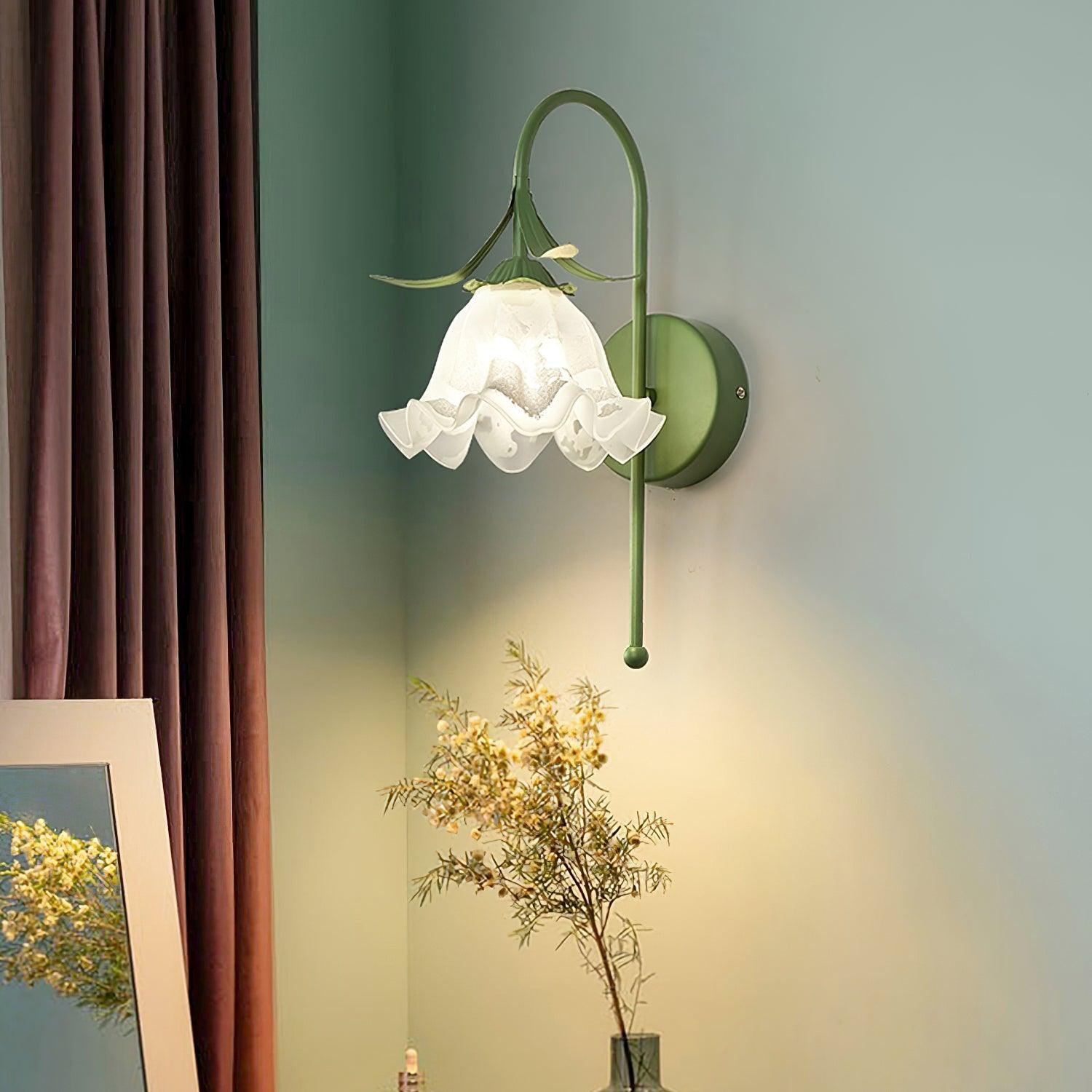 French Cream Style Flower Wall Lamp K474