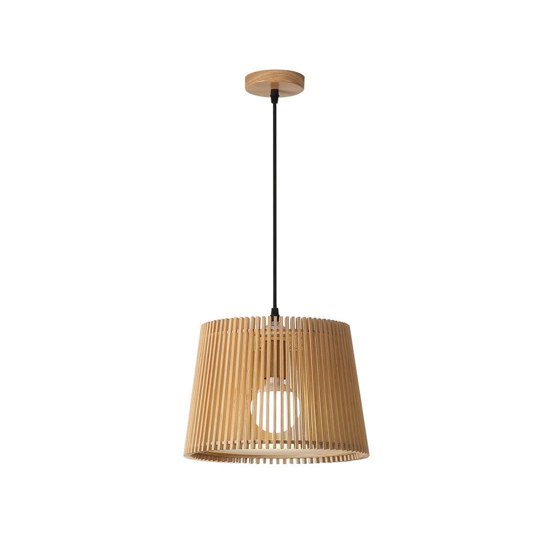 Wooden Log Color Cage Pendant Light K654