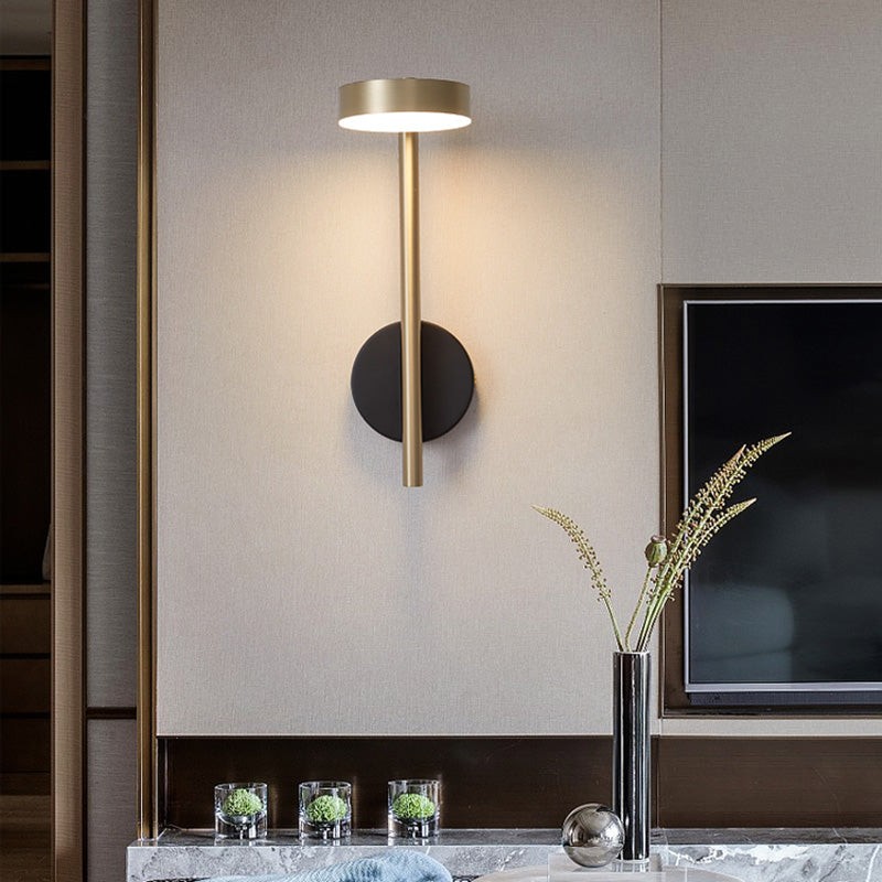 Italian Simple Round Metal Wall Lamp K364