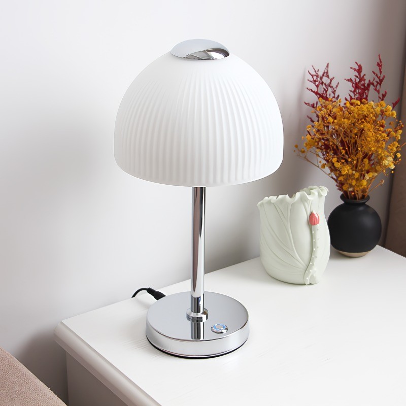 Minimalist Glass Bedside Table Lamp For Living Room K10