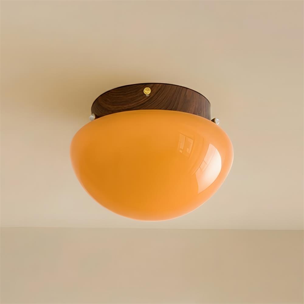 Honeyed Dome Ceiling Lamp D317