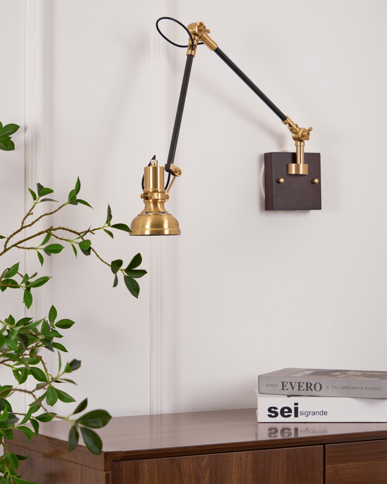 Kane Swing Arm Wall Lamp K1037