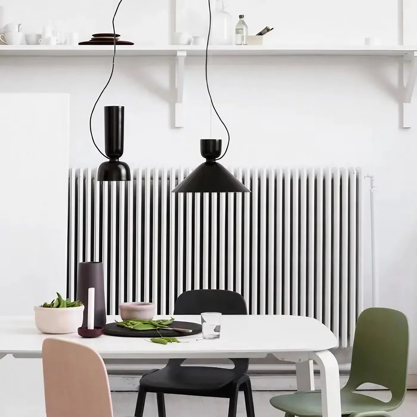 Macaron Design Alphabeta Metal Pendant Light K73