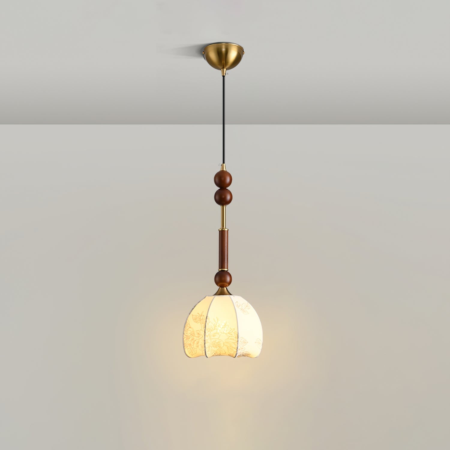Retro Solid Wood Series Pendant Lamp K637