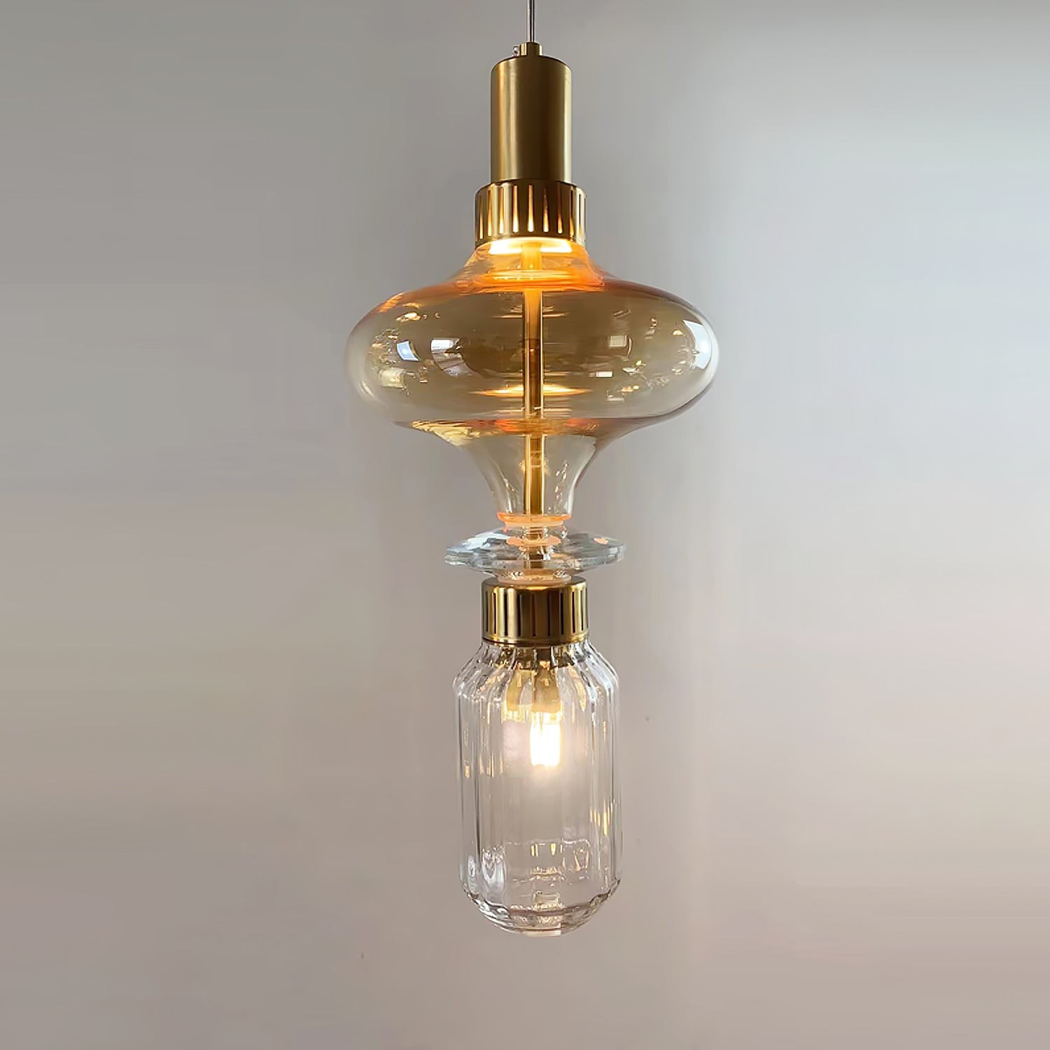 Modern Elegant Ballet Glass Pendant Light K904