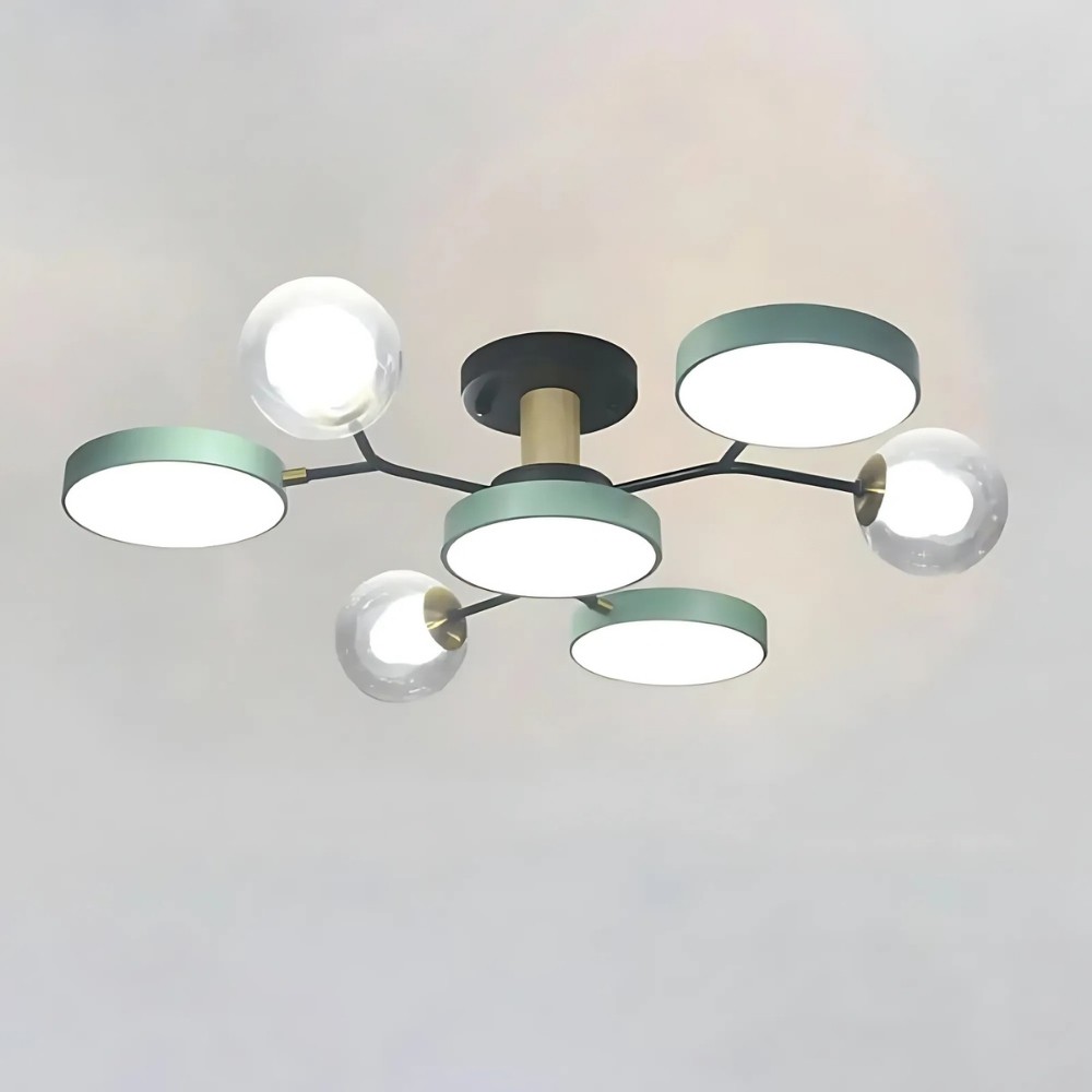 Nordic Multi Heads Branch Ceiling Light For Bedroom K936