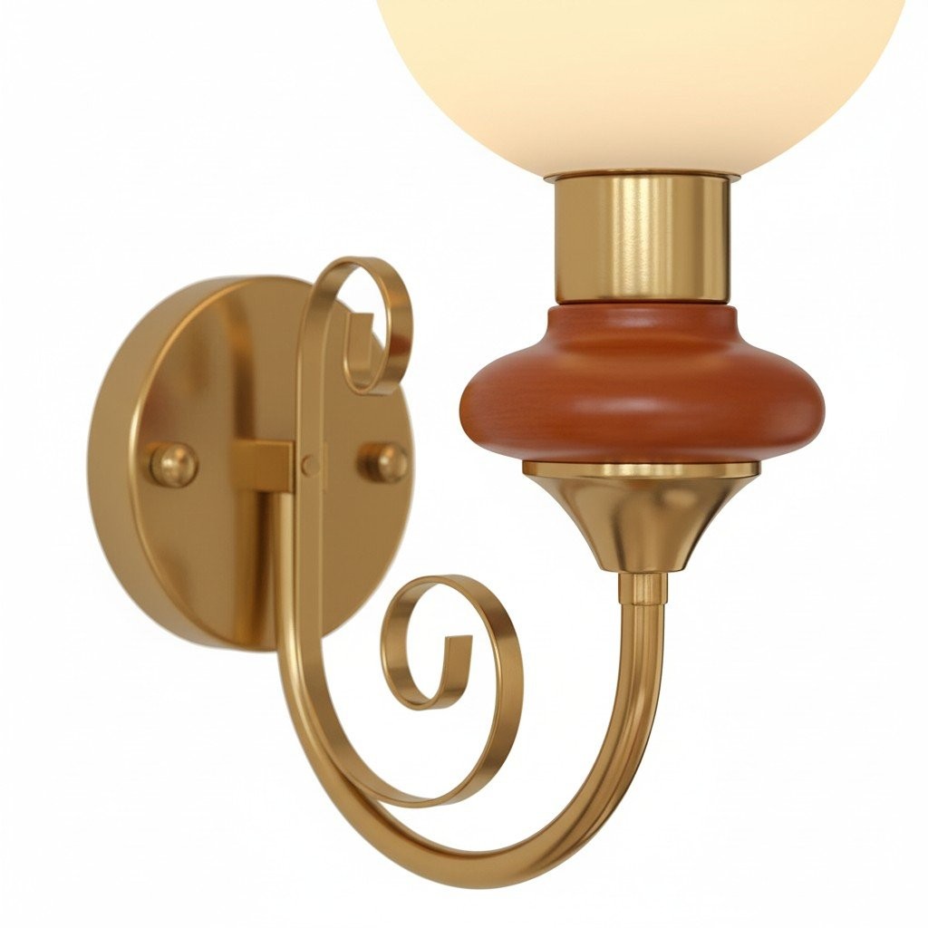 Noirvex Modern Metal Wall Lamp - Sculptural Ambient Lighting for Bedroom or Hallway K2154