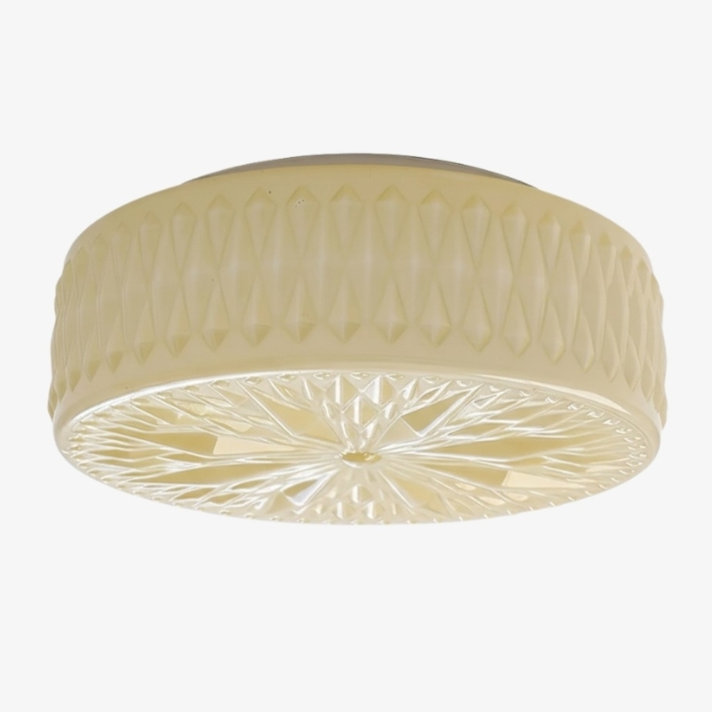 Mistaro Minimal Glass Ceiling Lamp - Flush Mount Design for Living Room and Bedroom K2281