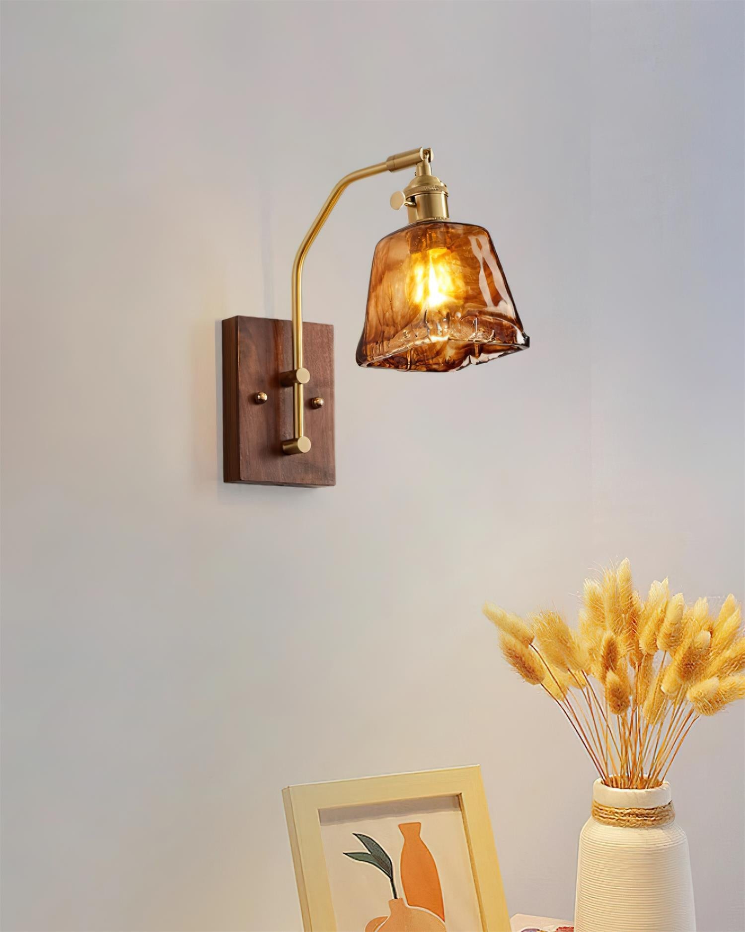 Vintage Morning Glory Shape Wall Lamp K755