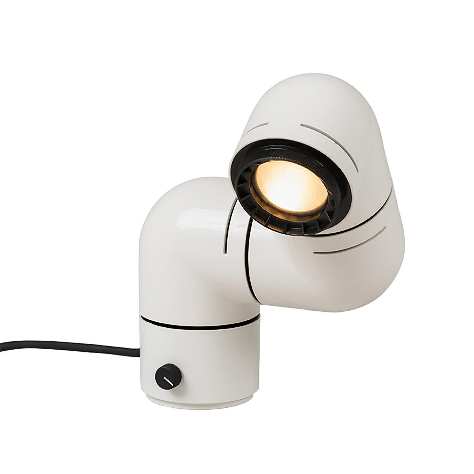 Red Tubular Table Lamp Suitable For Bedroom K686