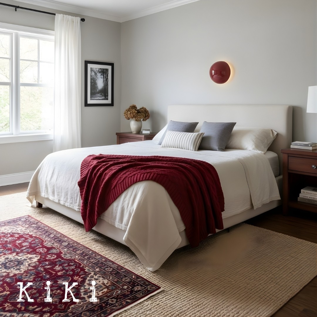 Round Metal LED Wall Light - Modern Lighting For Bedroom K1556