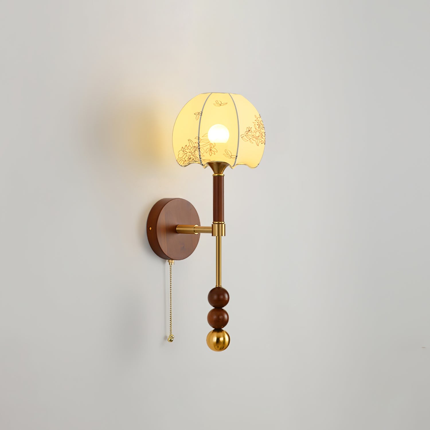 Retro Solid Wood Series Wall Lamp K638