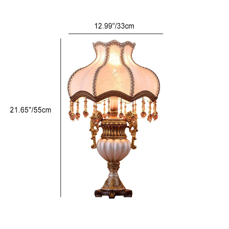 Retro Vase Fabric Table Lamp K718