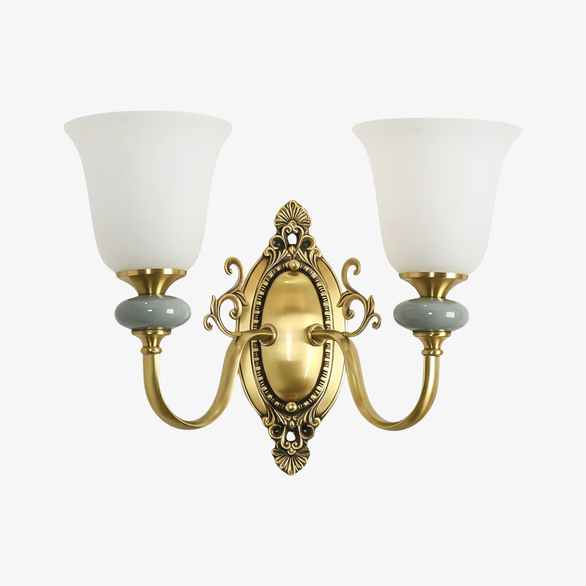 Rowanea Retro Fabric Wall Lamp - Elegant Fixture for Bedroom and Hallway K2214