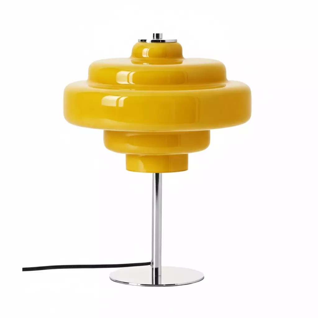 Koloro Sculptural Glass Table Lamp – Modern Minimalist Accent for Living Room or Bedroom K1121