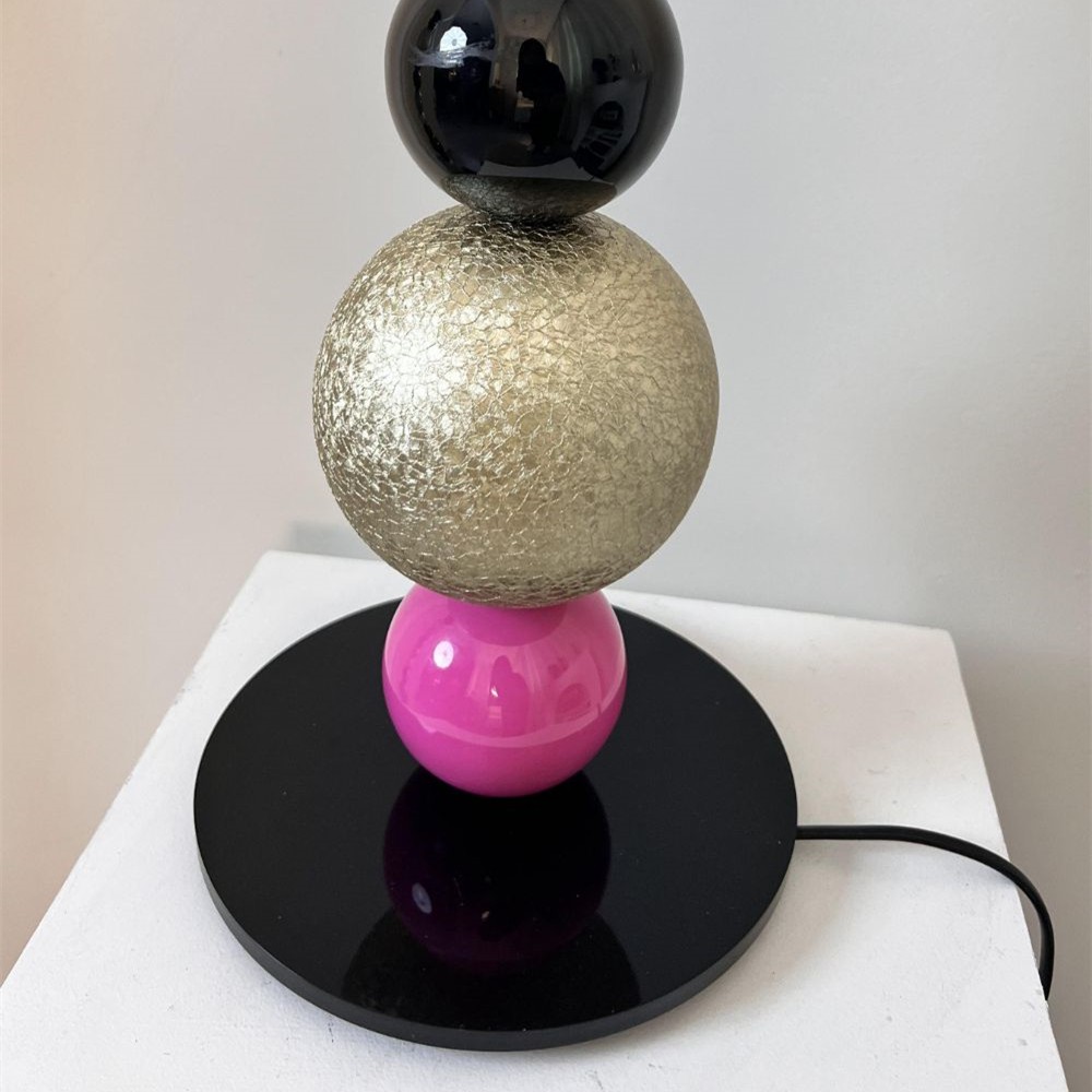 Coloful Stacked Round Ball Table Lamp K175