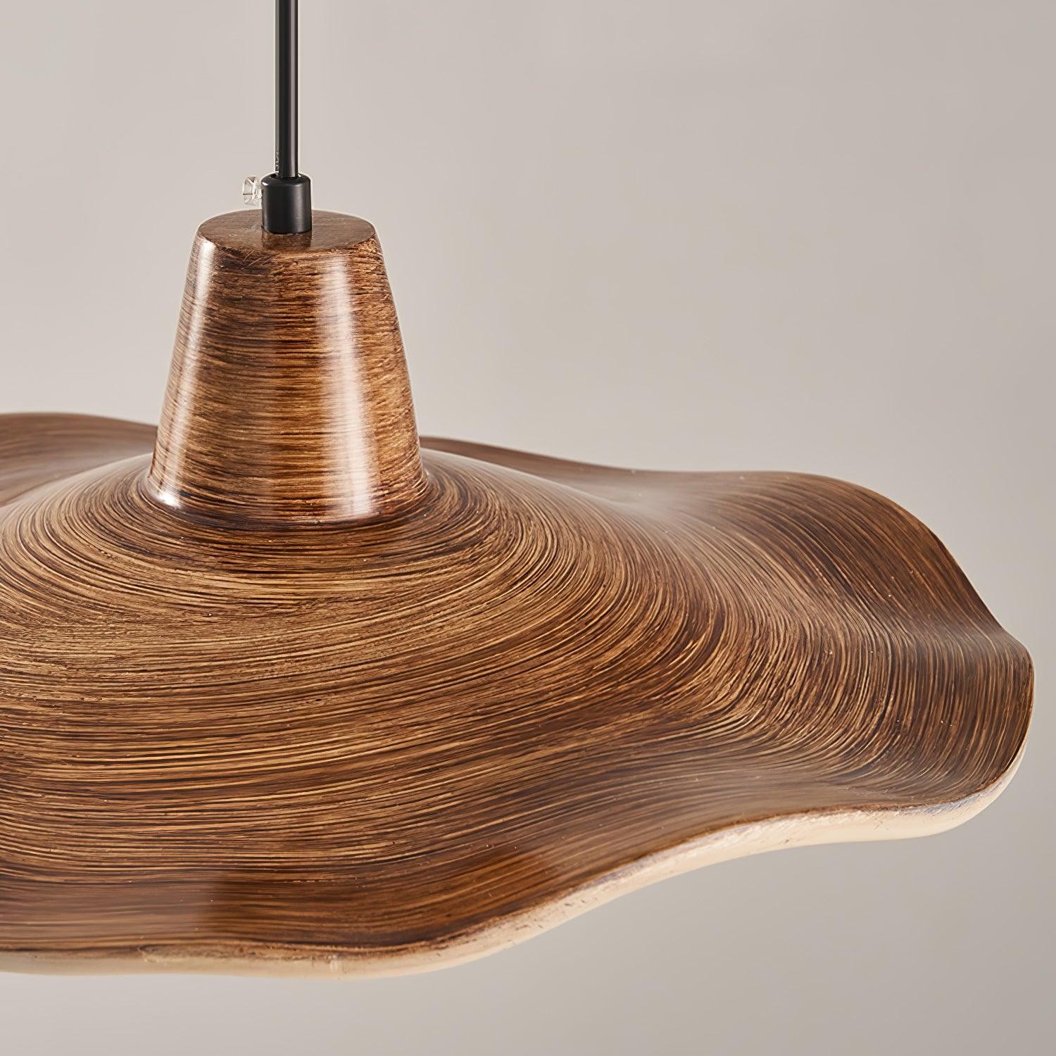 Black Imitation Walnut Wood Grain Kitchen Pendant Lamp K729