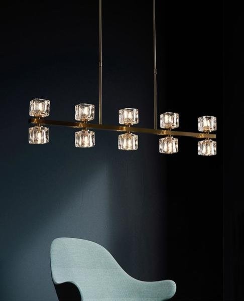 Crystal Round Chandelier/Brass Crystal Series
