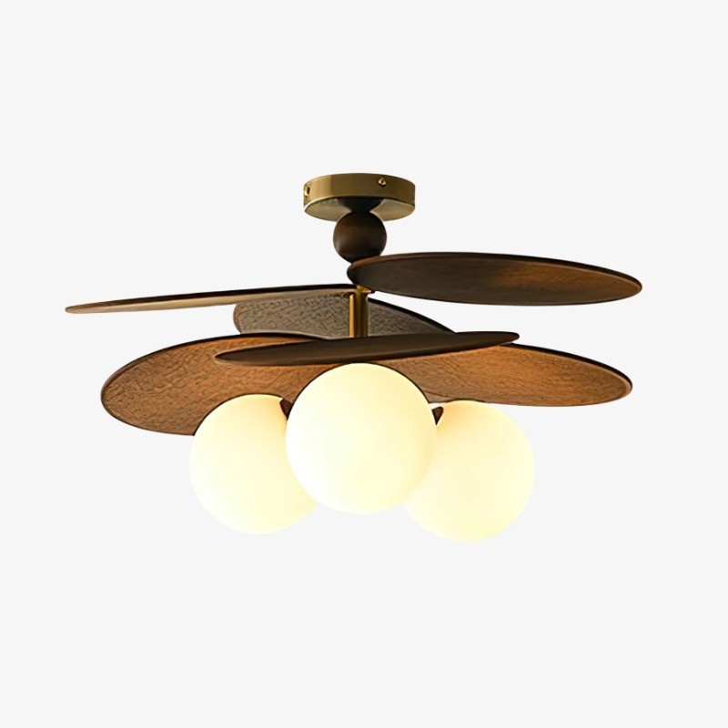 Orrise Overlapping Blades Design Ceiling Light - Modern Style Lighting for Living Room and Bedroom K2096