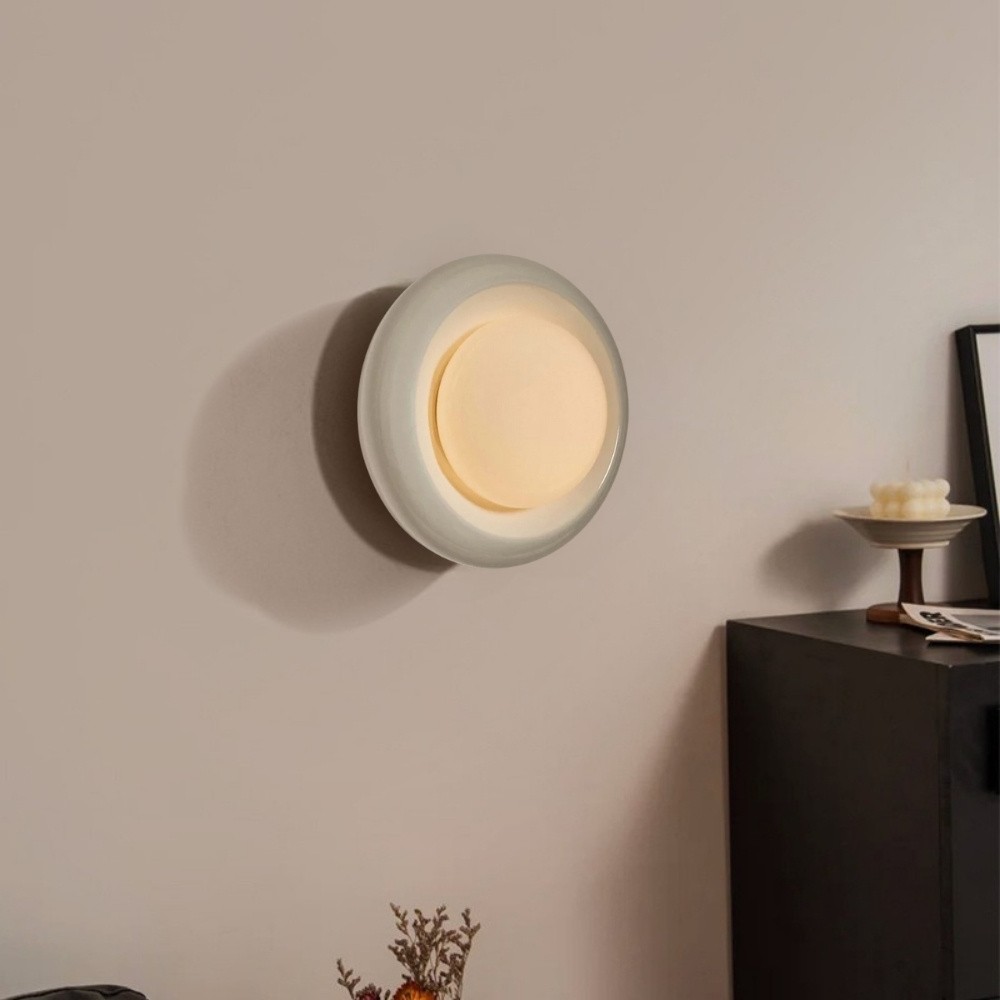 Art Deco Wall Sconce  - Ceramic Modern Sconce with Organic Texture K1128