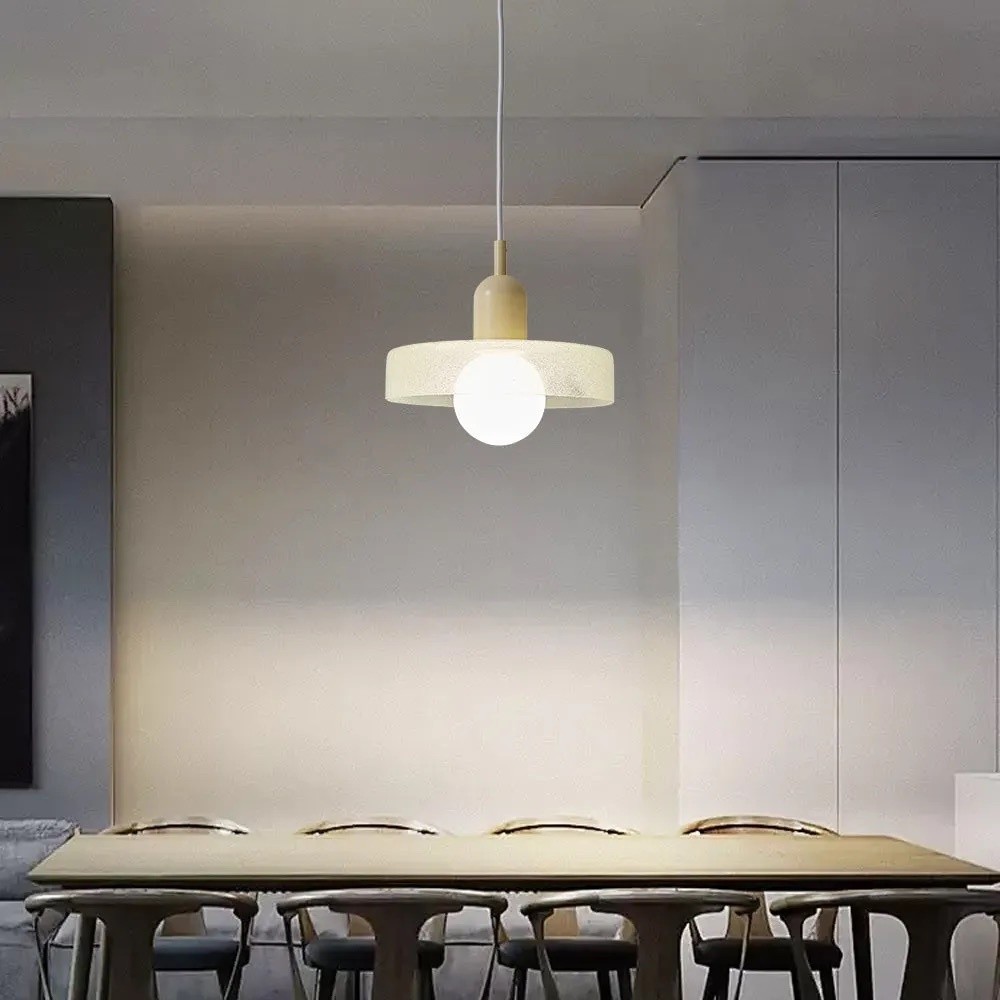 Nordic Crystal Glass Disc Orb Pendant Light For Kitchen Island K930