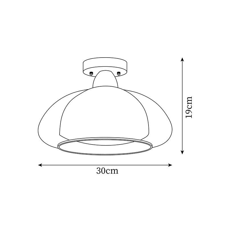 Pumpkin Glass Ceiling Light For Kitchen K320
