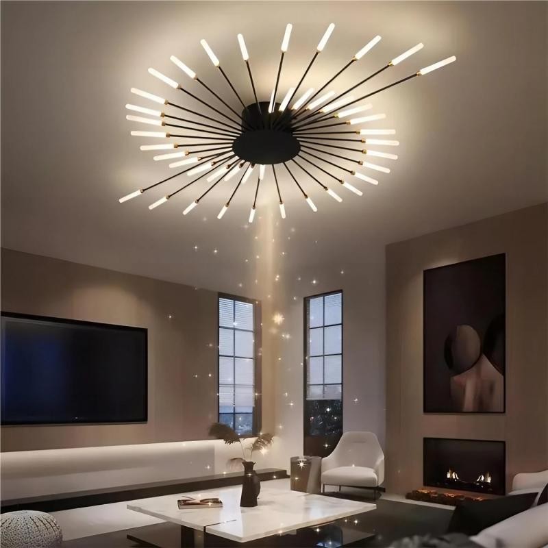 Modern Sputnik Fireworks Flush Mount Ceiling Light K27