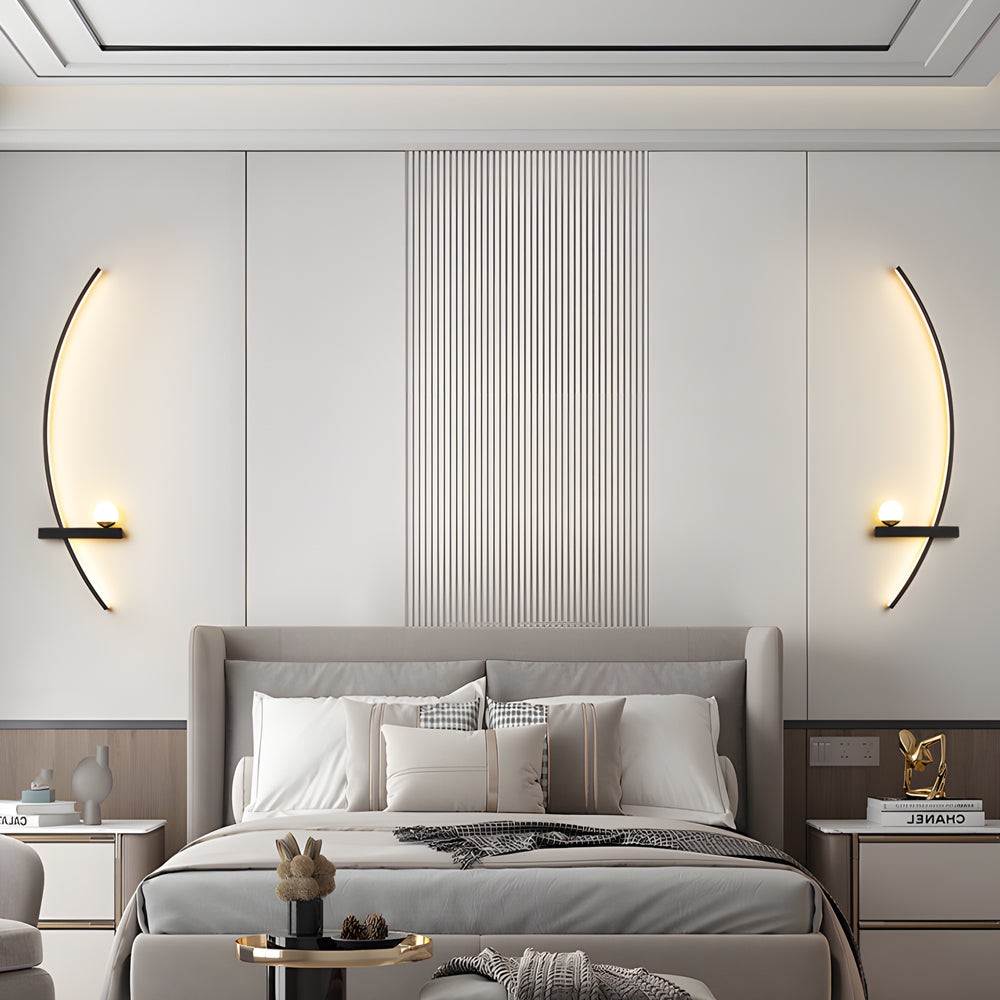 Curved Strip 3 Step Dimming LED Wall Sconce K816