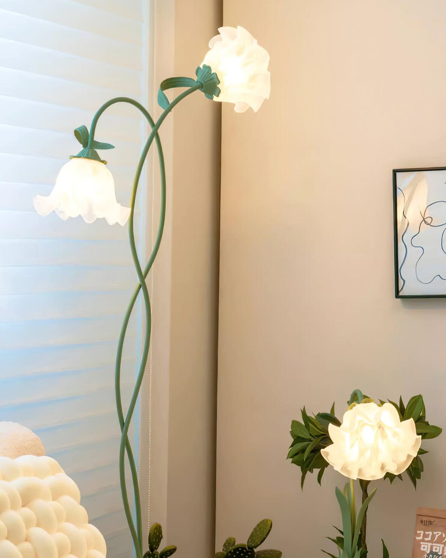Creative Multi-Head Winding Flower Shape Floor Lamp K286