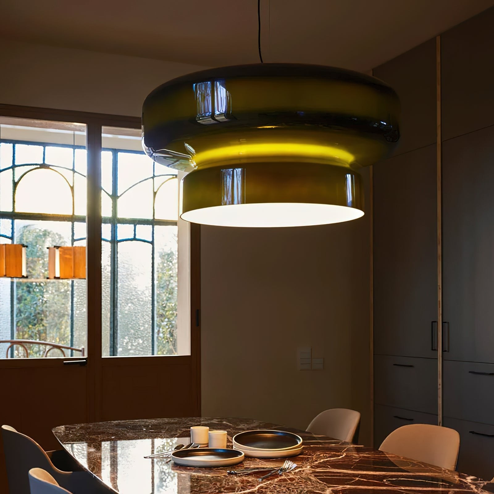 Bohemian Style Minimalist Glass Pendant Lamp K266