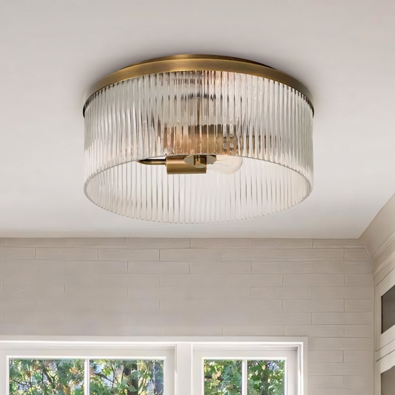 Nordic Light Luxury Flush Mount Ceiling Lamp for Living Room K840