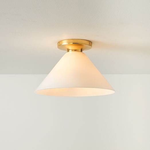 Conica Cone Flush Mount – Glass Ceiling Light for Modern Spaces K1396